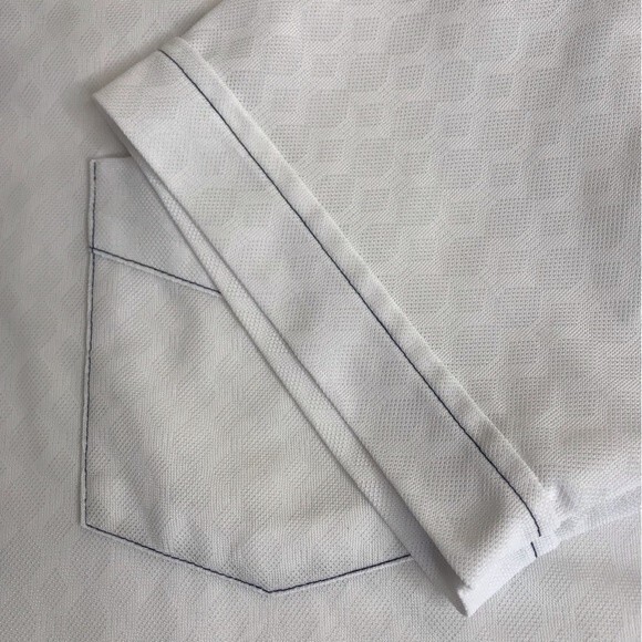 Vintage KMart Dagger Collar White Short Sleeve Button Front Shirt Mens Size XL - Picture 6 of 14